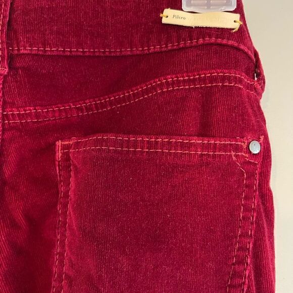 Anthropologie Pilcro and the Letterpress Fine Waled Cranberry Corduroy Pant | 25 - Picture 9 of 16